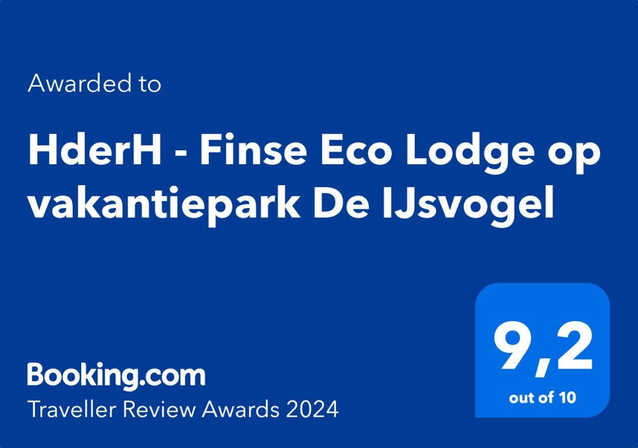Hderh - Eco Lodge Op Vakantiepark De Ijsvogel, Zwembaden, Kids Fun, Natuur En Rust ฟัวร์เธาเซอ ภายนอก รูปภาพ